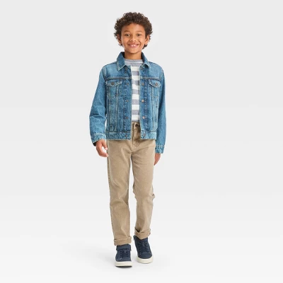 Boys' Long Sleeve Jacket - Cat & Jack™ Medium Wash 4 Boys' Long Sleeve Jacket - Cat & Jack™ Medium Wash - Image 2