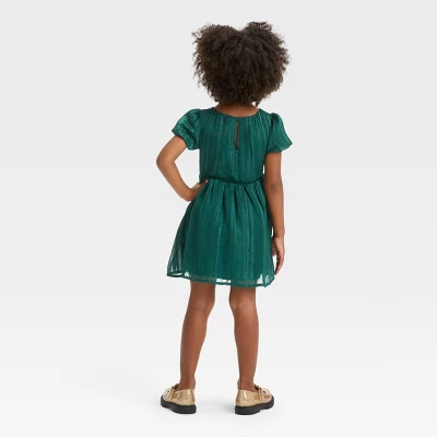 Toddler Girls' Casual Dress - Cat & Jack™ Green 3 Toddler Girls' Casual Dress - Cat & Jack™ Green