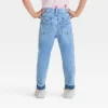 Toddler Straight Released Hem Jeans - Cat & Jack™ Blue