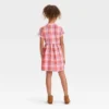 Girls' Short Sleeve Woven Dress - Cat & Jack™ Orange Plaid -CAT and JACK Store GUEST 0be93a43 148d 4ea6 8b76 43b861043533