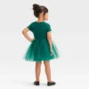 Toddler Girls' Dot Short Sleeve Knit Tulle Dress - Cat & Jack™ Green -CAT and JACK Store GUEST 0e26b295 5132 46f3 8d27 38d02e8a0917