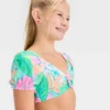 Girls' 'Lovely Luau' Floral Printed Bikini Set - Cat & Jack™ White 1 Girls' 'Lovely Luau' Floral Printed Bikini Set - Cat & Jack™ White -CAT and JACK Store GUEST 0e913ab8 0d56 4191 b8a9 5d466c0a7abc