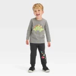 Toddler Boys' 2pc Long Sleeve Graphic T-Shirt And Fleece Jogger Pants Set - Cat & Jack™ Charcoal Gray 7 Toddler Boys' 2pc Long Sleeve Graphic T-Shirt And Fleece Jogger Pants Set - Cat & Jack™ Charcoal Gray -CAT and JACK Store GUEST 0f44e20e ee7d 4713 ba04 eb2cb4a8b7c8