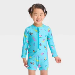 Toddler Girls' Sealife One Piece Swimsuit - Cat & Jack™ Turquoise Blue 7 Toddler Girls' Sealife One Piece Swimsuit - Cat & Jack™ Turquoise Blue -CAT and JACK Store GUEST 146057d6 c3e1 42ab 9c0b acc1e9e5b544