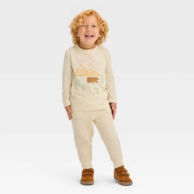 Toddler Boys' Thermal Pull-On Jogger Pants - Cat & Jack™ 4 Toddler Boys' Thermal Pull-On Jogger Pants - Cat & Jack™ - Image 2