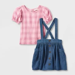 Toddler Girls' Plaid Top & Chambray Skirtall Set - Cat & Jack™ Pink 7 Toddler Girls' Plaid Top & Chambray Skirtall Set - Cat & Jack™ Pink -CAT and JACK Store GUEST 19e3d4f9 5205 441a 8f5d 591a3fdecbfa