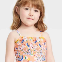 Toddler Girls' Butterfly One Piece Swimsuit - Cat & Jack™ Orange