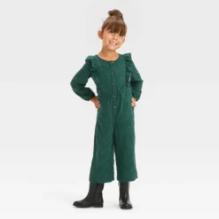 Toddler Girls' Ruffle Jumpsuit - Cat & Jack™ Green 7 Toddler Girls' Ruffle Jumpsuit - Cat & Jack™ Green -CAT and JACK Store GUEST 207ba706 b891 44a8 9c44 d32dbebab764