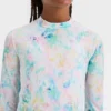Girls' Tie-Dye Design Rash Guard Swim Top - Cat & Jack™ -CAT and JACK Store GUEST 228332c8 c2b4 4eee b368 07d5ee4fcc9b