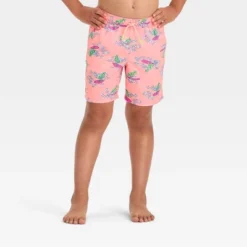 Boys' Surf Dinosaur Printed Swim Shorts - Cat & Jack™ Orange -CAT and JACK Store GUEST 234c6309 883a 4bfe b3df 7dd1bca61a0b