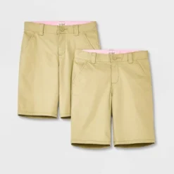 Girls' 2pk Uniform Chino Shorts - Cat & Jack™ Khaki 7 Girls' 2pk Uniform Chino Shorts - Cat & Jack™ Khaki -CAT and JACK Store GUEST 277d01f0 9813 4694 9051 e4aa31df5c84