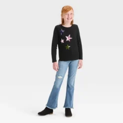 Girls' Long Sleeve Flip Sequin T-Shirt - Cat & Jack™ 7 Girls' Long Sleeve Flip Sequin T-Shirt - Cat & Jack™ -CAT and JACK Store GUEST 295b517a 217a 4b5f a769 3316286614cd