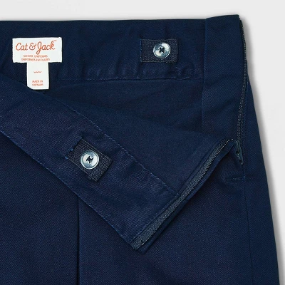 Girls' 2pk Uniform Pleated Twill Skorts - Cat & Jack™ 4 Girls' 2pk Uniform Pleated Twill Skorts - Cat & Jack™ - Image 2