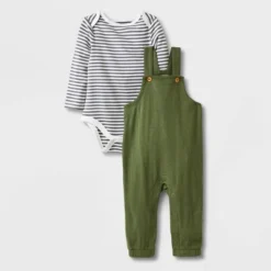 Baby 2pc Long Sleeve Bodysuit & Overalls Set - Cat & Jack™ Olive Green 9 Baby 2pc Long Sleeve Bodysuit & Overalls Set - Cat & Jack™ Olive Green -CAT and JACK Store GUEST 2e7a56ab c5c8 4d34 8c7c a02afcb156d2