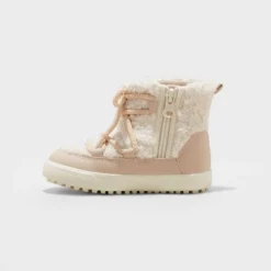 Toddler Girls' Robin Booties - Cat & Jack™ Blush