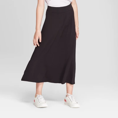 Girls' Maxi Skirt - Cat & Jack™ Black 5 Girls' Maxi Skirt - Cat & Jack™ Black - Image 3