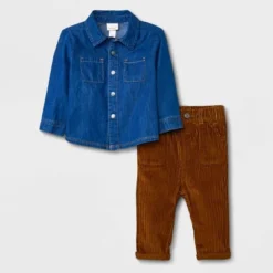 Baby Boys' Denim Top & Bottom Set - Cat & Jack™ 9 Baby Boys' Denim Top & Bottom Set - Cat & Jack™ -CAT and JACK Store GUEST 35cd6c2d 5ef4 4772 b8a3 cb83c8fadd43