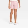 Girls' Mid-Rise Cut-Off Jean Shorts - Cat & Jack™ Pink -CAT and JACK Store GUEST 38c5ac88 3b84 4a6a bc09 659d55538030