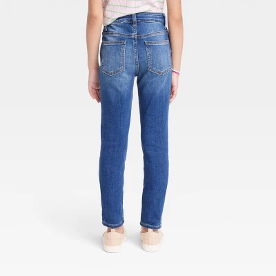 Girls' High-Rise Ultimate Stretch Skinny Jeans - Cat & Jack™ 3 Girls' High-Rise Ultimate Stretch Skinny Jeans - Cat & Jack™