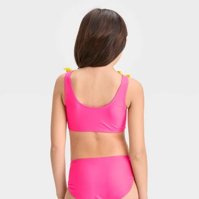 Girls' Colorblock Sun Ray Bikini Set - Cat & Jack™ 4 Girls' Colorblock Sun Ray Bikini Set - Cat & Jack™ - Image 2