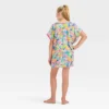 Girls' Floral Printed Cover Up Top - Cat & Jack™