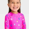 Toddler Girls' Ice Cream Cone Rash Guard Set - Cat & Jack™ Pink -CAT and JACK Store GUEST 3f3a3c3d 0e5e 4c27 9d34 c0bd2ac413e7