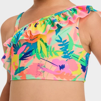 Toddler Girls' Ruffle Bikini Set - Cat & Jack™ 3 Toddler Girls' Ruffle Bikini Set - Cat & Jack™