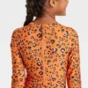 Girls' Spots Of Fun Long Sleeve One Piece Rash Guard Swimsuit - Cat & Jack™️ Orange -CAT and JACK Store GUEST 462bcc53 4f90 467c 8285 992e98bba1f1
