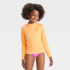 Girls' Sun Long Sleeve Rash Guard Top - Cat & Jack™ Orange 7 Girls' Sun Long Sleeve Rash Guard Top - Cat & Jack™ Orange -CAT and JACK Store GUEST 46e21711 24d3 4d84 853e f622c773d373