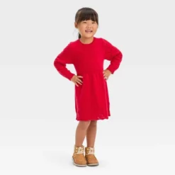 Toddler Girls' Crewneck Sweater Dress - Cat & Jack™ -CAT and JACK Store GUEST 4d371583 82ef 427f 9b87 67d7a94141d0
