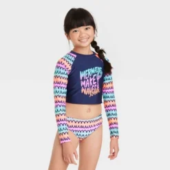 Girls' Mermaids 'Make Waves' Swimwear Set - Cat & Jack™ -CAT and JACK Store GUEST 509e1527 16ed 4ac8 8cbf f9271c97f0e0