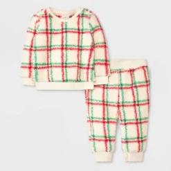 Baby Plaid Faux Shearling Top & Bottom Set - Cat & Jack™ Off-White 7 Baby Plaid Faux Shearling Top & Bottom Set - Cat & Jack™ Off-White -CAT and JACK Store GUEST 546c0a8d a996 4fb8 a7ab fc7f15ec30a1