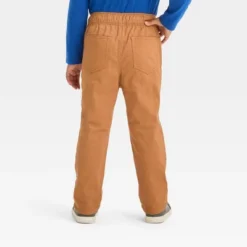 Toddler Boys' Fleece Lined Pull-On Pants - Cat & Jack⢠Khaki