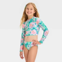 Girls' 'Poolside Remix' Tie-Dye Rash Guard Set - Cat & Jack™ -CAT and JACK Store GUEST 56d0bbd3 d748 4929 a150 16d6791c5a64
