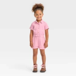 Toddler Girls' Utility Romper - Cat & Jack™ -CAT and JACK Store GUEST 57947350 900d 46a1 b703 d85f5cca59ea
