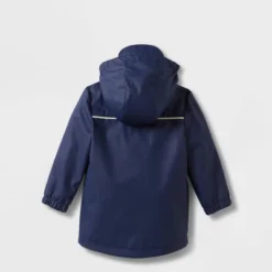 Toddler Long Sleeve Rain Coat - Cat & Jack⢠Navy Blue