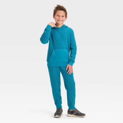 Boys' Thermal Pullover Sweatshirt - Cat & Jack™ 4 Boys' Thermal Pullover Sweatshirt - Cat & Jack™ - Image 2