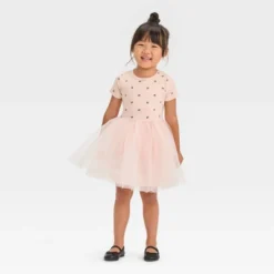 Toddler Girls' Bow-Tie Short Sleeve Knit Tulle Dress - Cat & Jack™ Pink 7 Toddler Girls' Bow-Tie Short Sleeve Knit Tulle Dress - Cat & Jack™ Pink -CAT and JACK Store GUEST 5bcf8a52 21f6 4b0b aadc ca70cf1dd79f