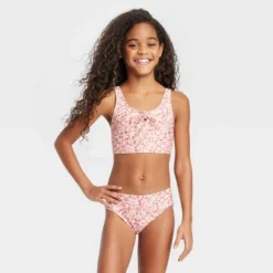 Girls' Floral Print Bikini Set - Cat & Jack™ -CAT and JACK Store GUEST 5d2f40fb f9d3 473a ac68 805b9fe3e816