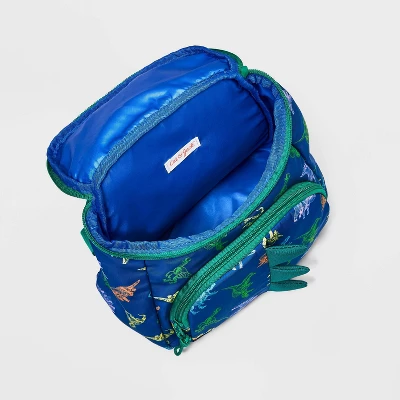 Toddler Boys' 10.5" Dinosaur Backpack - Cat & Jack™ Blue 3 Toddler Boys' 10.5" Dinosaur Backpack - Cat & Jack™ Blue - Image 2