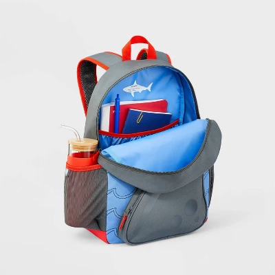 Shark Kids' 16.5" Backpack - Cat & Jack™ 3 Shark Kids' 16.5" Backpack - Cat & Jack™