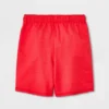 Boys' 2pk Adaptive Knit Pull-On Shorts - Cat & Jack™ Red/Black