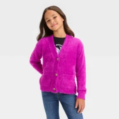 Girls' Long Sleeve Layering Cardigan - Cat & Jack™ 9 Girls' Long Sleeve Layering Cardigan - Cat & Jack™ -CAT and JACK Store GUEST 63b9727e af25 4952 b470 25adb44f3179