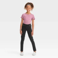 Girls' Pull-On Woven Jeggings - Cat & Jack™ -CAT and JACK Store GUEST 63c5139e 6258 4f37 81b4 6a1b8c69a76a