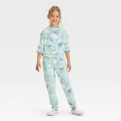 Girls' Microfleece Pullover Sweatshirt - Cat & Jack™ 3 Girls' Microfleece Pullover Sweatshirt - Cat & Jack™ - Image 2