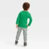 Toddler Boys' 2pc Long Sleeve Graphic T-Shirt And Fleece Jogger Pants Set - Cat & Jack™ Green -CAT and JACK Store GUEST 6578e54f 0ae2 4285 be5b 2687e1ef4b6c