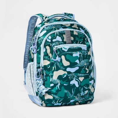 Kids' Adaptive 17" Backpack Dino Camo - Cat & Jack™ 3 Kids' Adaptive 17" Backpack Dino Camo - Cat & Jack™