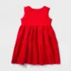 Toddler Girls' Adaptive Sequin Tulle A-Line Dress - Cat & Jack™ Red