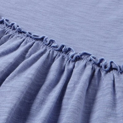 Toddler Girls' Short Sleeve Solid Knit Washed Dress - Cat & Jack™ 4 Toddler Girls' Short Sleeve Solid Knit Washed Dress - Cat & Jack™ - Image 2