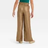 Girls' Dressy Wide Leg Holiday Pants - Cat & Jack™ Metallic Gold -CAT and JACK Store GUEST 6d554437 76d3 4485 a2cf 5ac804266bd5